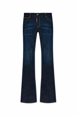 Dsquared2 NAVY BLUE Jeans Medium Waist Flare