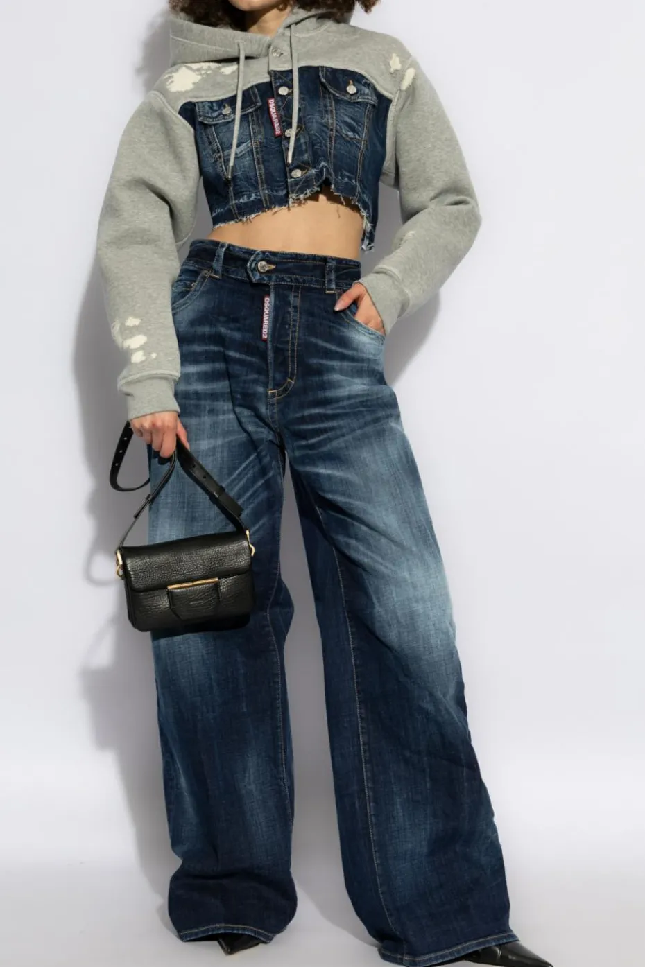 Dsquared2 NAVY BLUE Jeans with logo