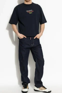Dsquared2 NAVY BLUE Jeans '642' capsule 'Summer Lovers'