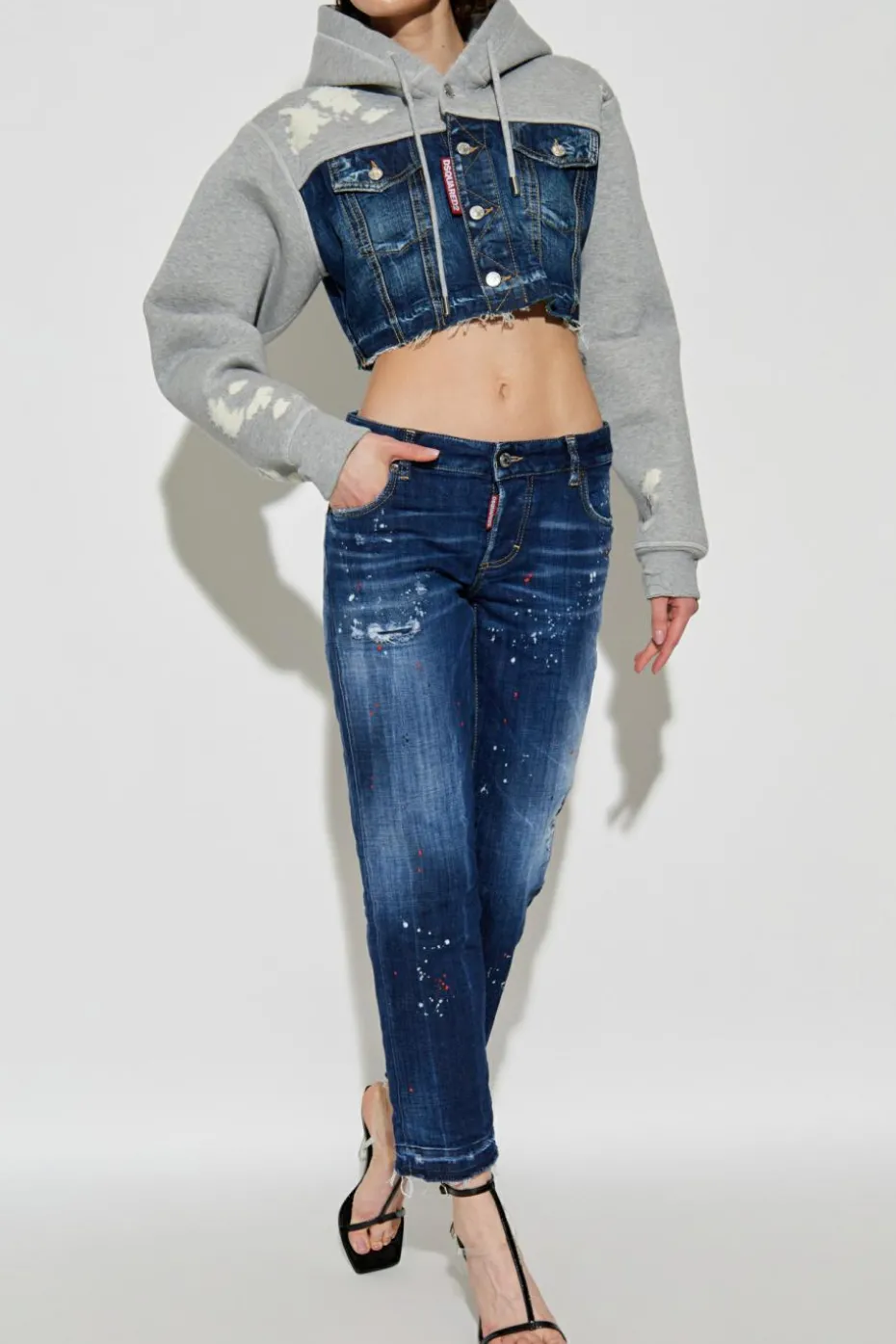 Dsquared2 NAVY BLUE `Jenna` jeans
