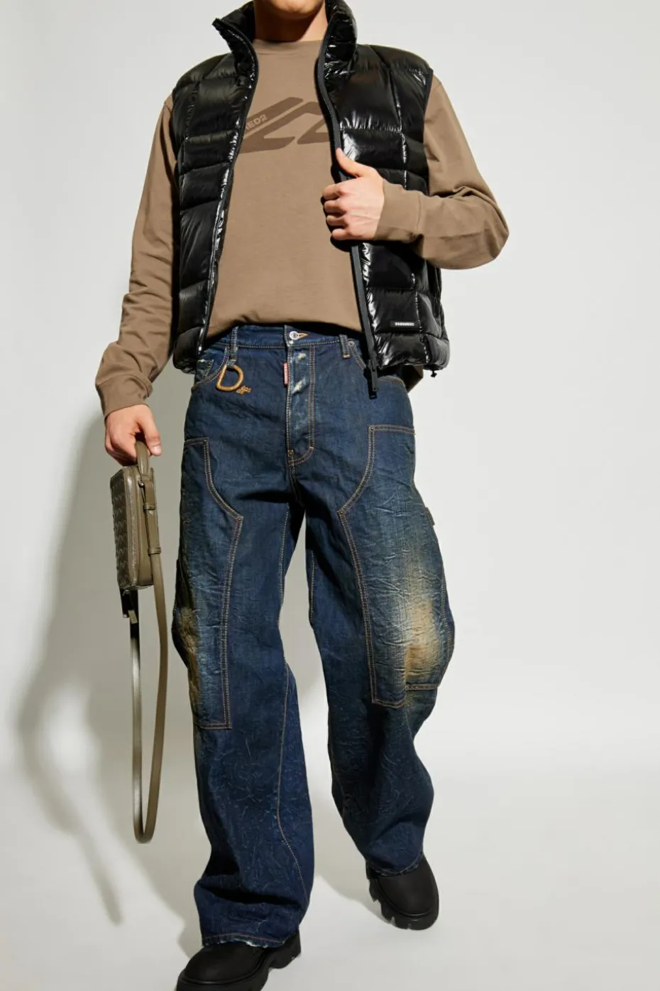 Dsquared2 NAVY BLUE "Loose" jeans