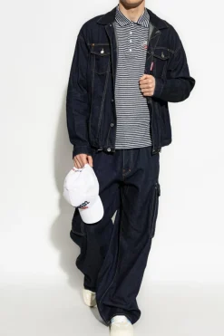 Dsquared2 NAVY BLUE Polo capsule `Summer Lovers`