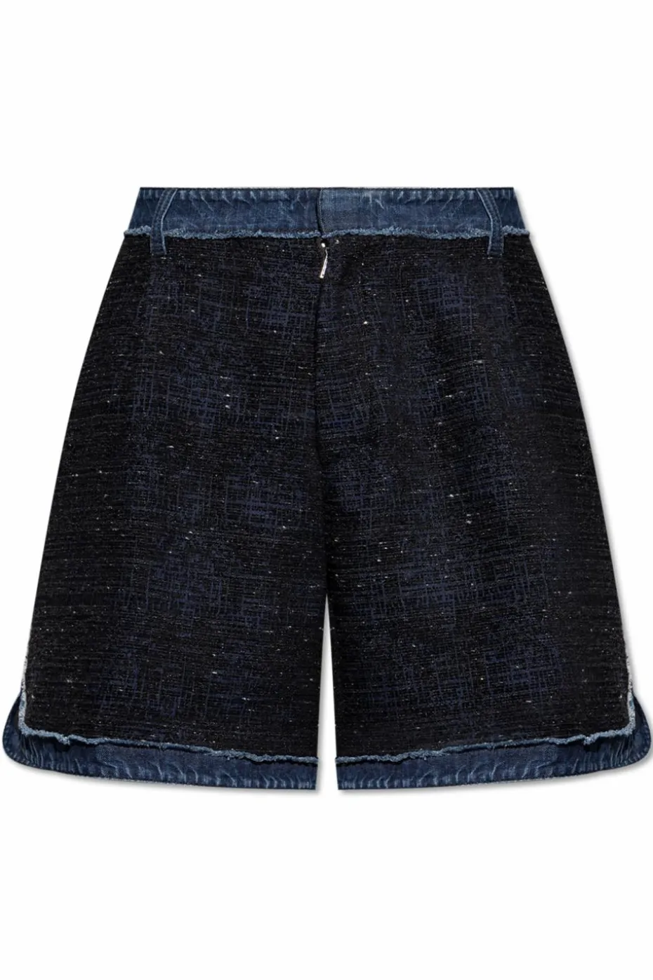 Dsquared2 NAVY BLUE Shorts made of combined materials