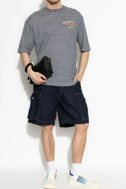 Dsquared2 NAVY BLUE Shorts capsule `Summer Lovers`