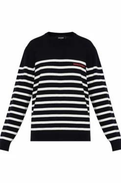 Dsquared2 NAVY BLUE Sweater with logo