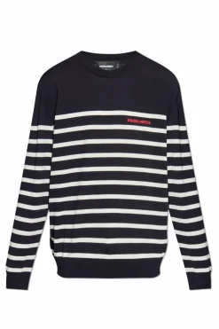 Dsquared2 NAVY BLUE Sweater with logo