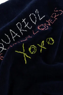 Dsquared2 NAVY BLUE Towel with logo