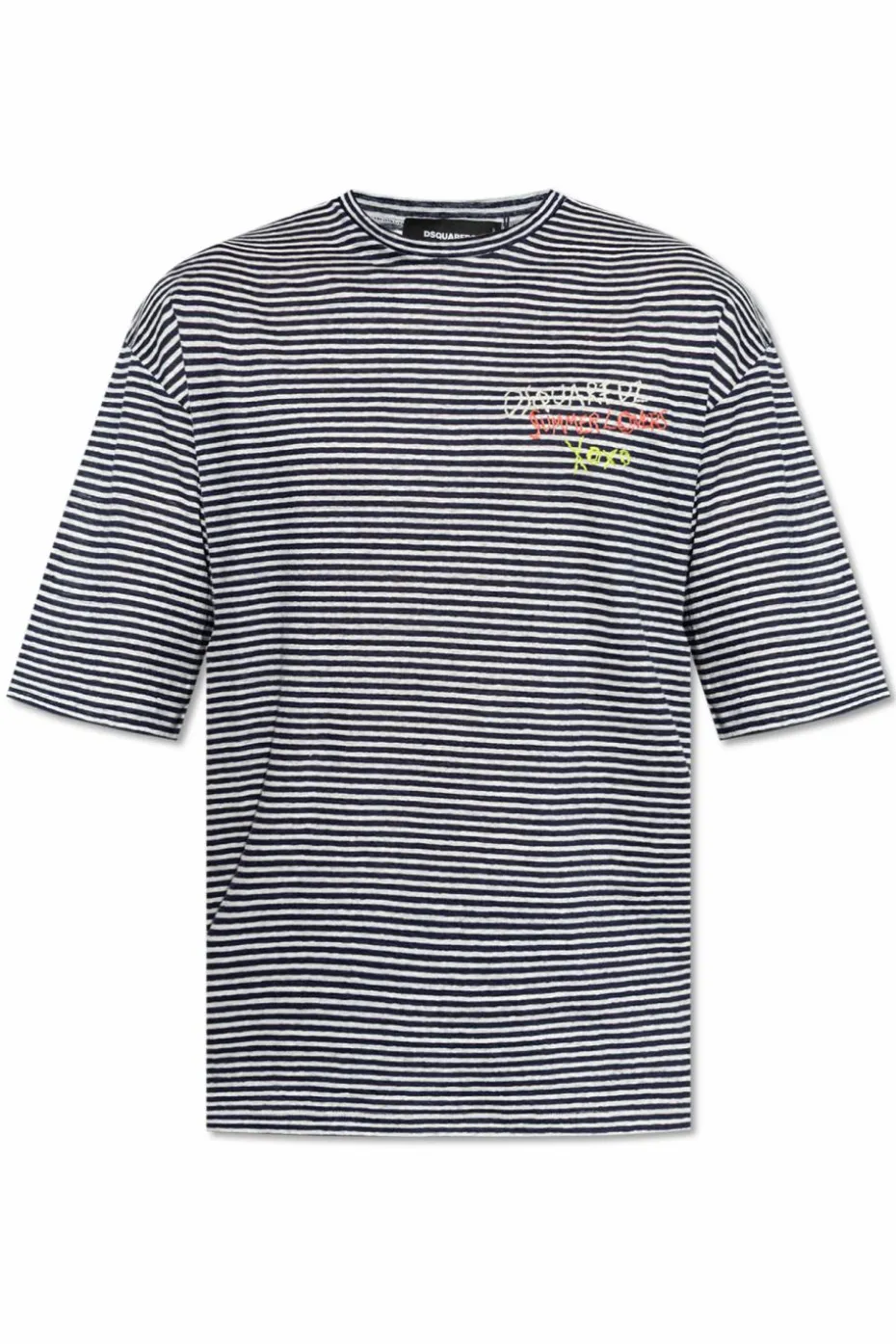 Dsquared2 NAVY BLUE T-shirt capsule "Summer Lovers"