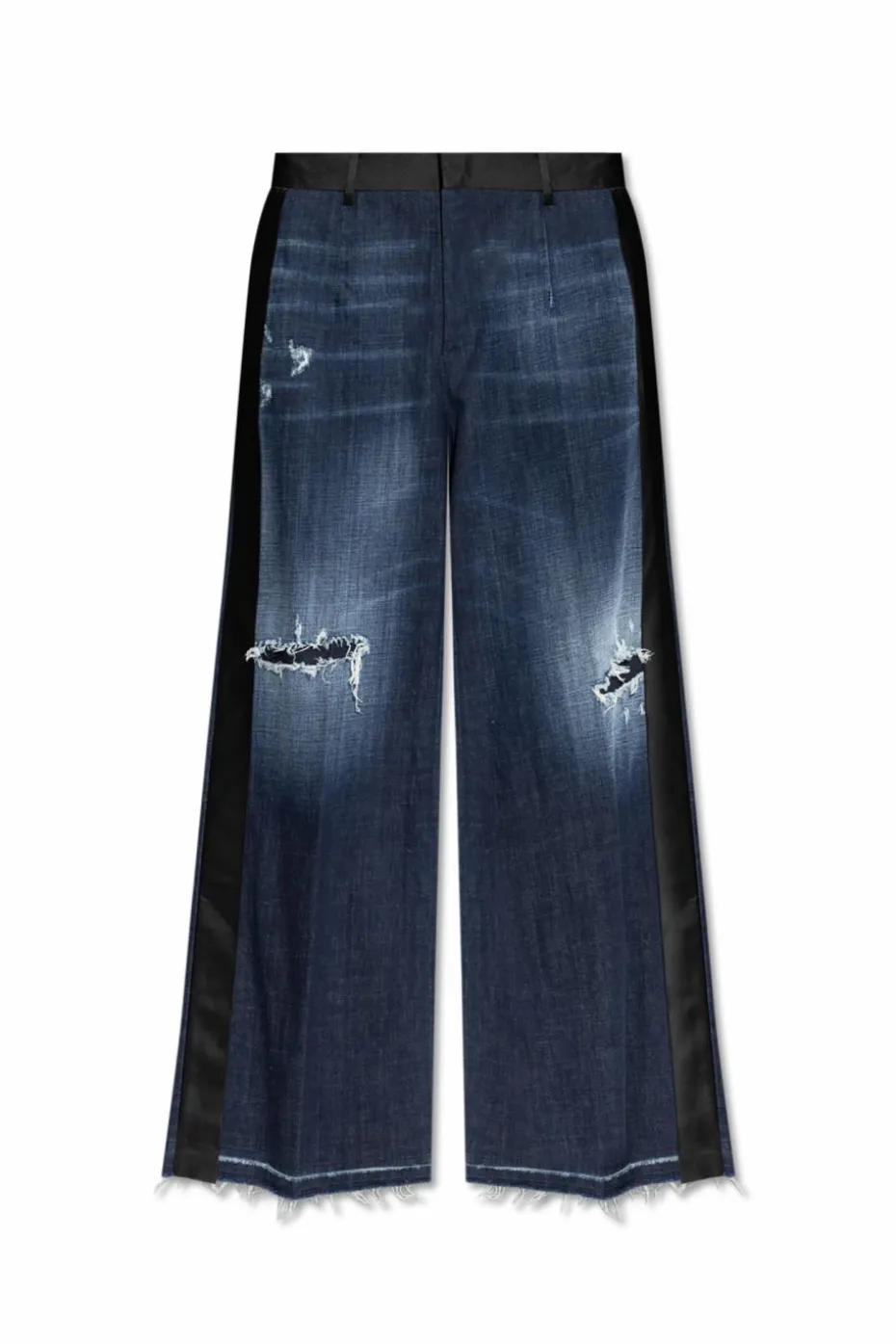 Dsquared2 NAVY BLUE Wide-leg jeans