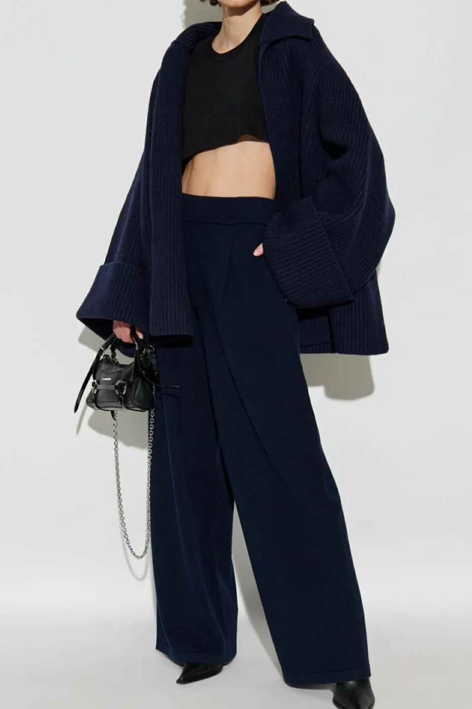 Dsquared2 NAVY BLUE Wool cardigan
