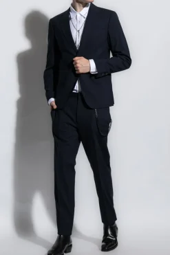 Dsquared2 NAVY BLUE Wool suit