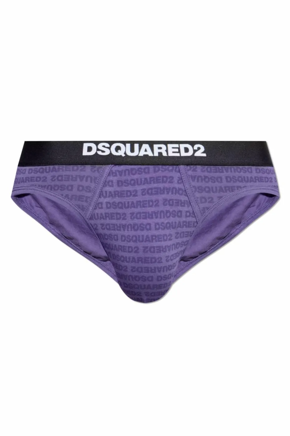 Dsquared2 PURPLE Cotton briefs with logo