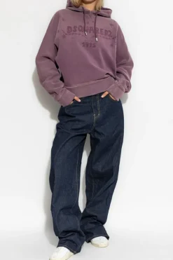 Dsquared2 PURPLE Sweatshirt with logo