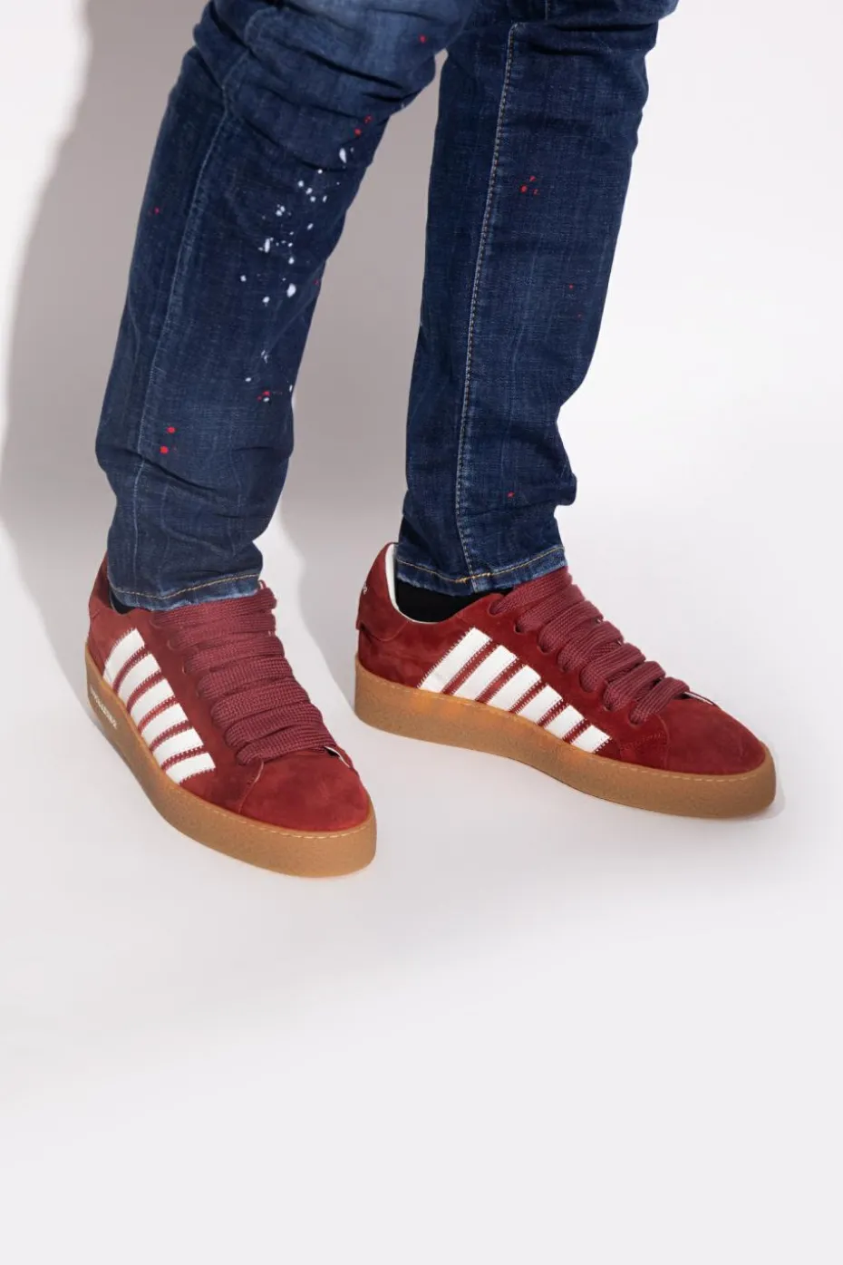 Dsquared2 RED Rapper's Delight sports shoes