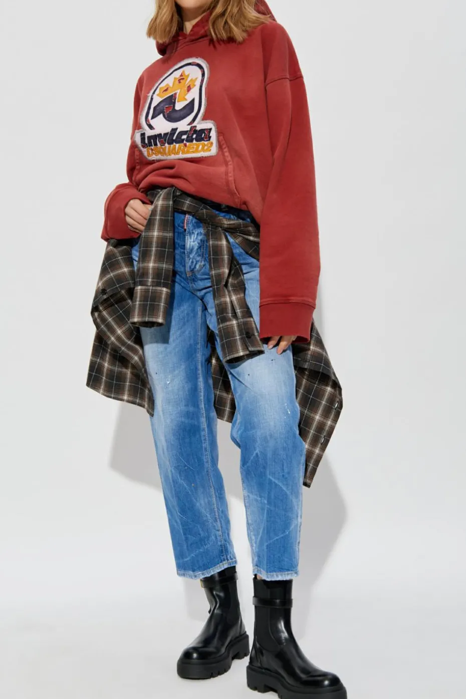 Dsquared2 RED Sweatshirt with logo
