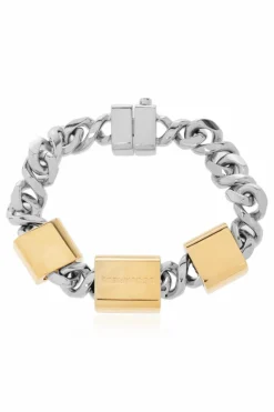 Dsquared2 SILVER Bracelet with engraved logo