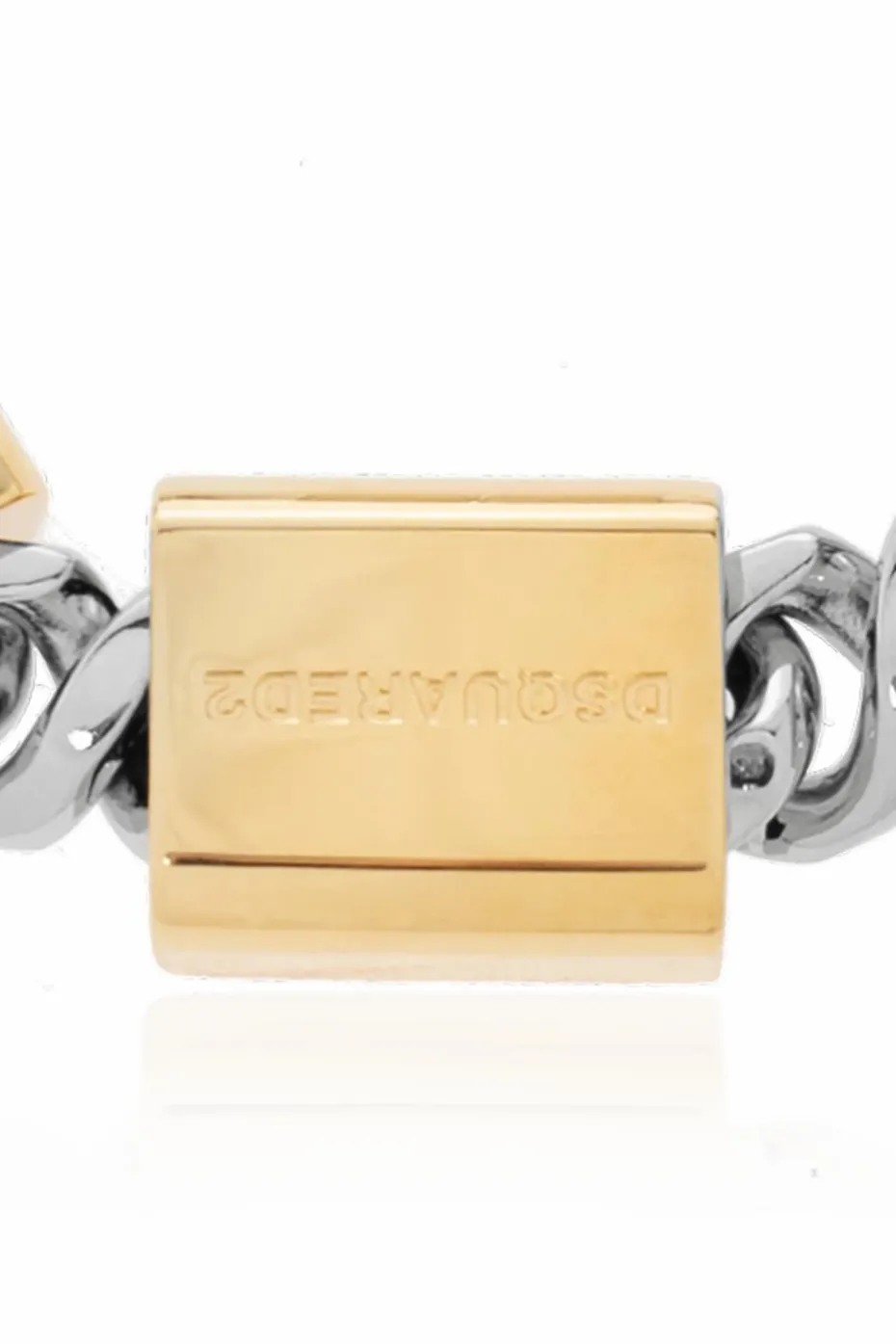 Dsquared2 SILVER Bracelet with engraved logo