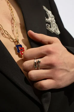 Dsquared2 SILVER Brass ring
