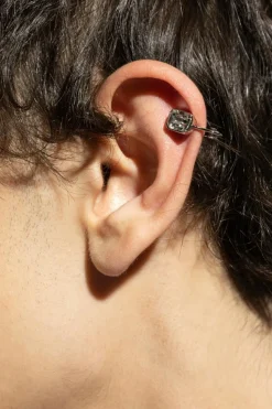 Dsquared2 SILVER Clips with crystals