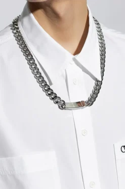 Dsquared2 SILVER Necklace with logo