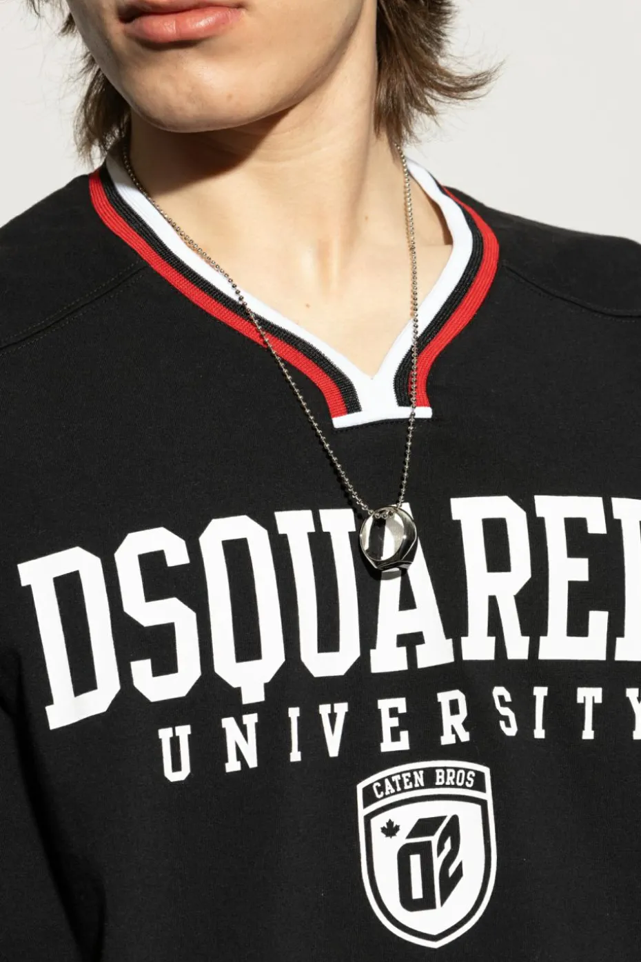 Dsquared2 SILVER Necklace with Ring
