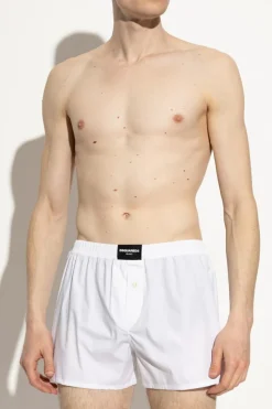 Dsquared2 WHITE Boxer briefs with logo