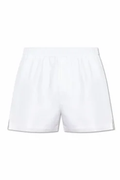 Dsquared2 WHITE Linen shorts