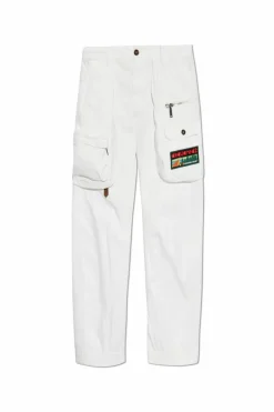 Dsquared2 WHITE Pants with pockets