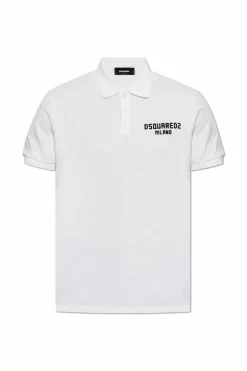 Dsquared2 WHITE Polo with logo