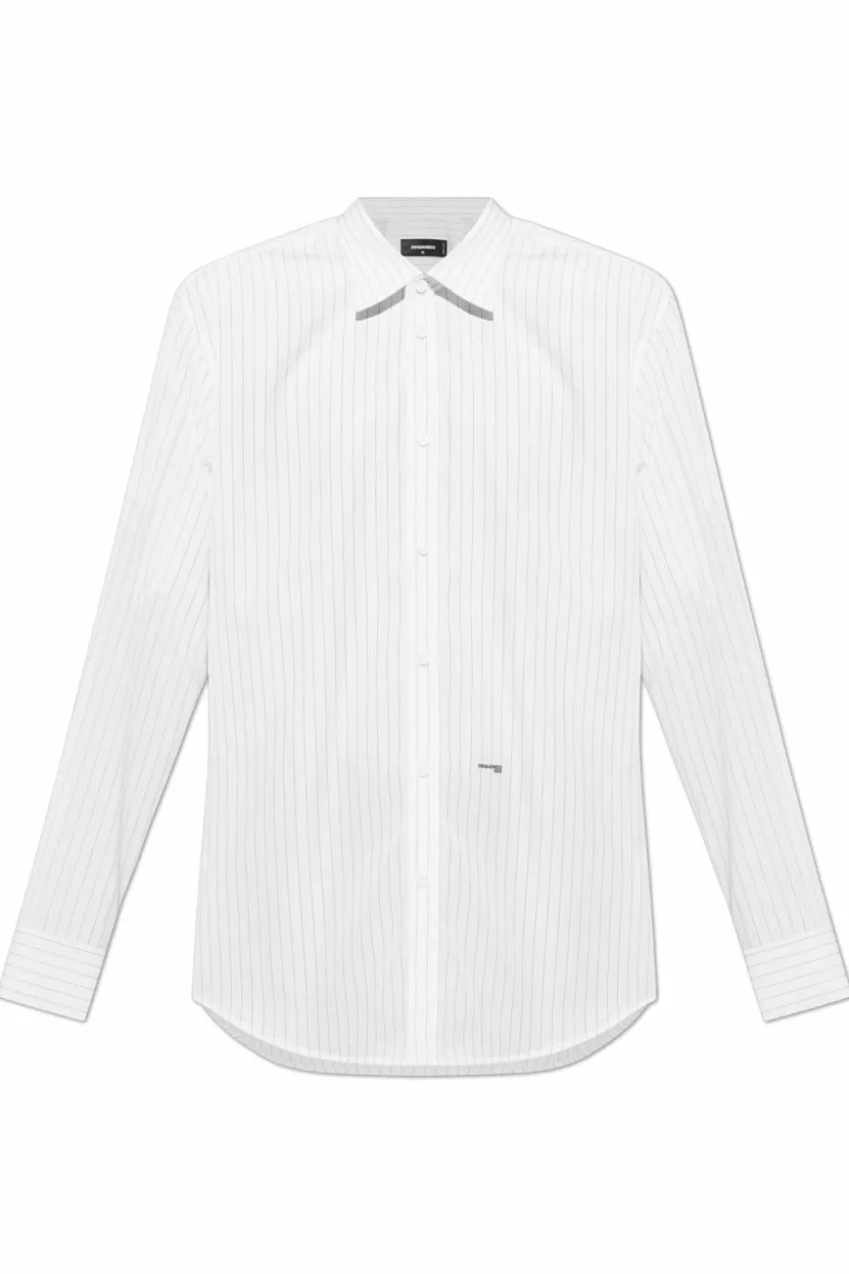 Dsquared2 WHITE Shirt with stripe pattern