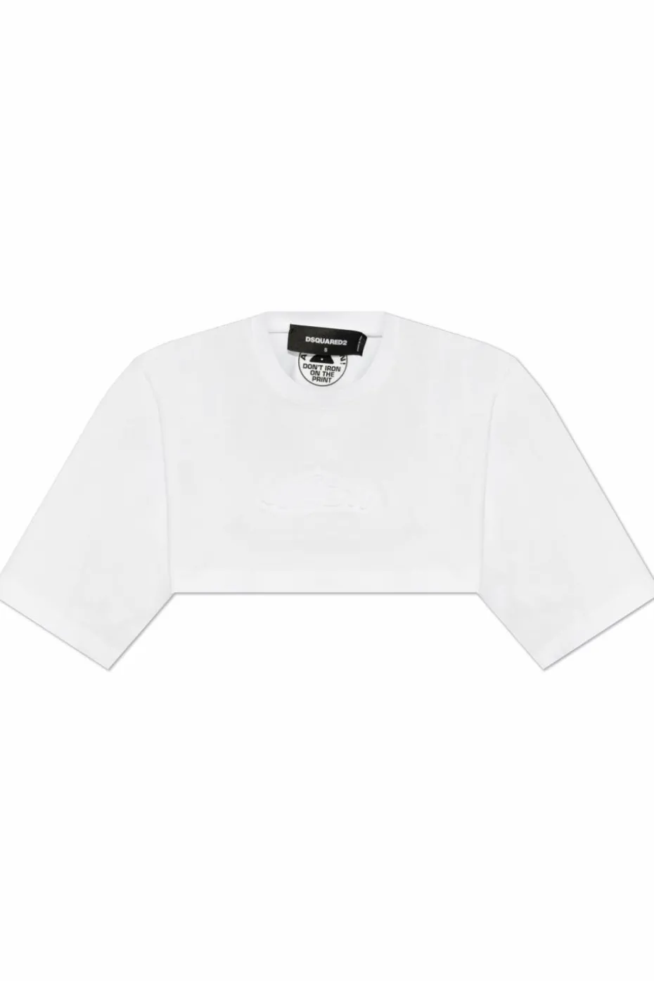 Dsquared2 WHITE Short loose-fitting t-shirt