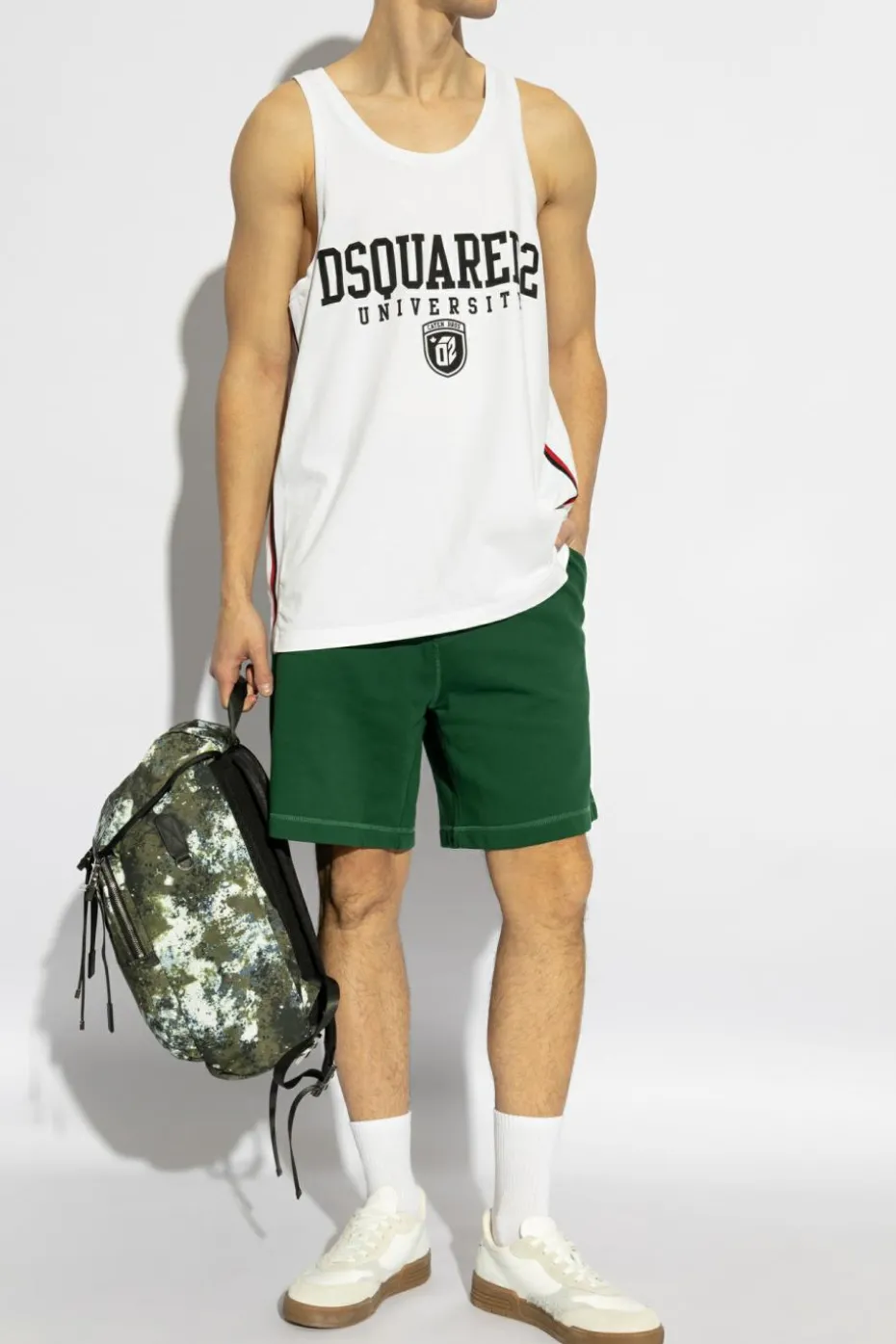 Dsquared2 WHITE Sleeveless T-shirt