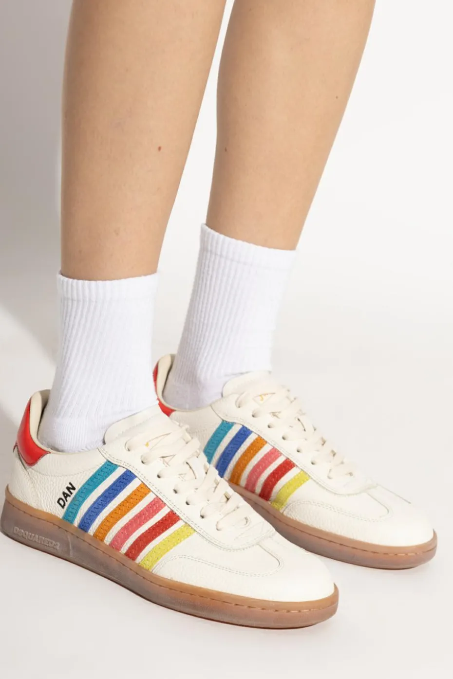 Dsquared2 WHITE Sports shoes capsule `Summer Lovers`