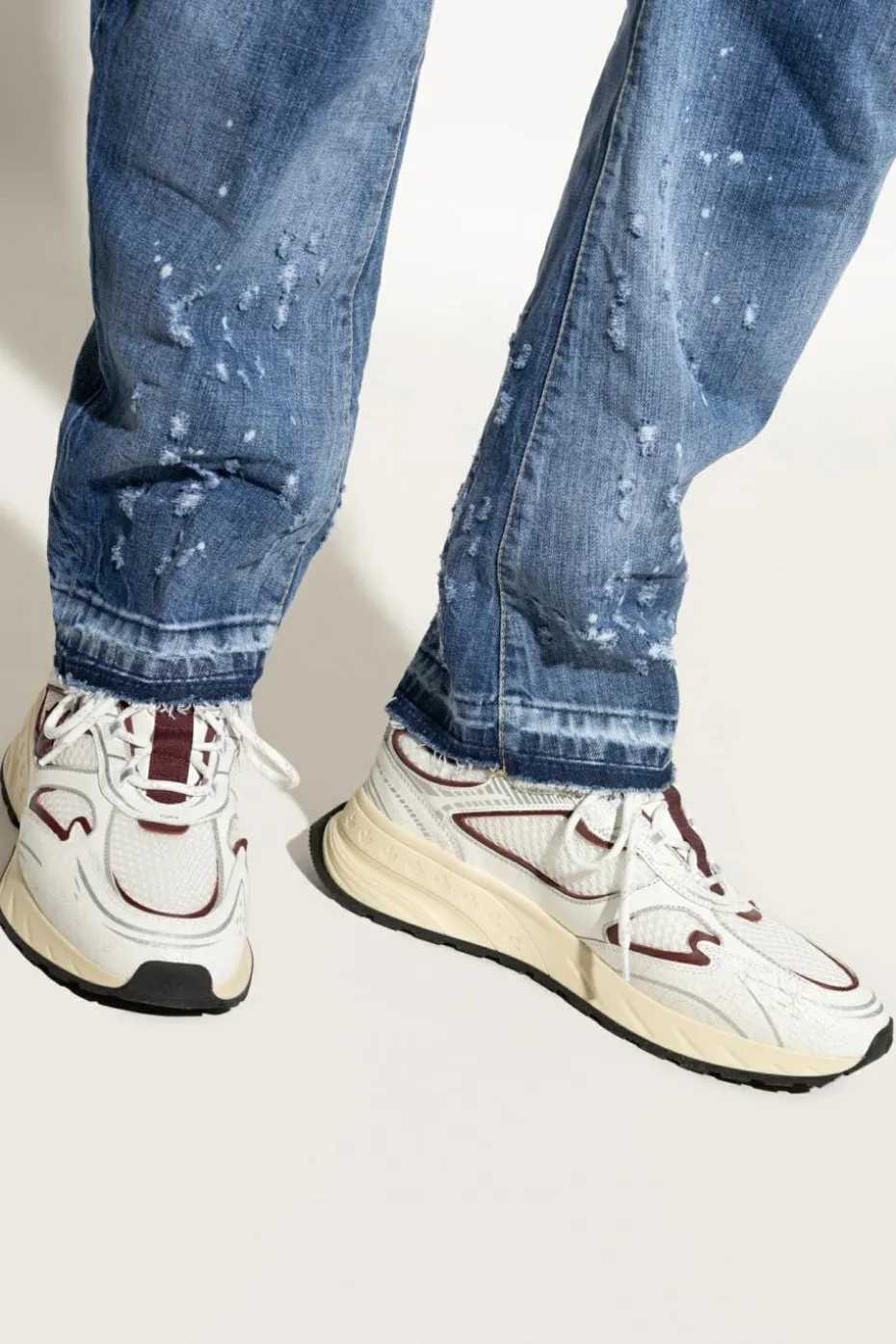 Dsquared2 WHITE "Sprinter" sports shoes