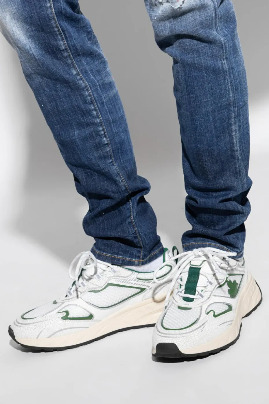 Dsquared2 WHITE "Sprinter" sports shoes
