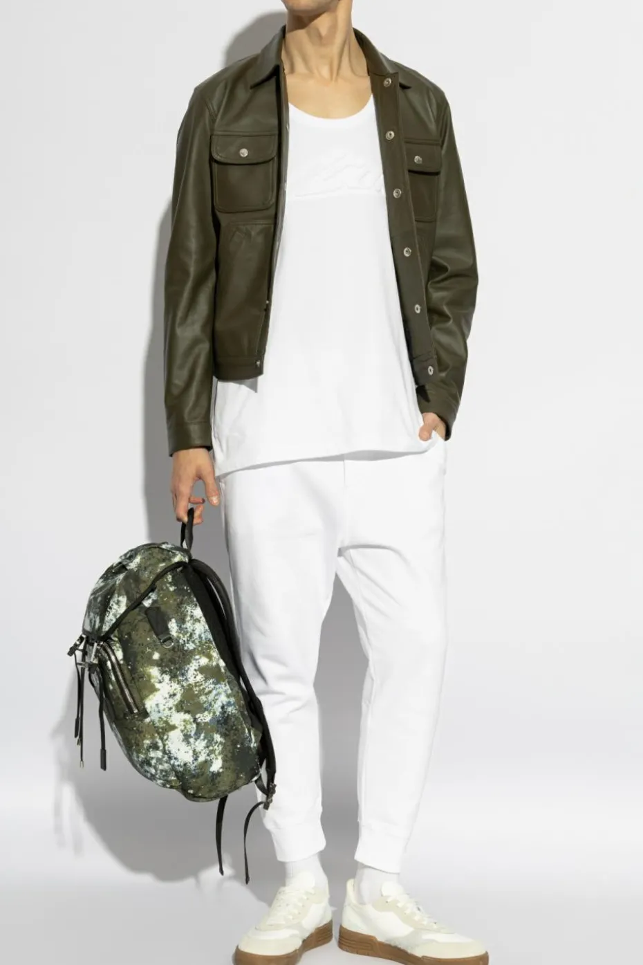 Dsquared2 WHITE Sweatpants with logo