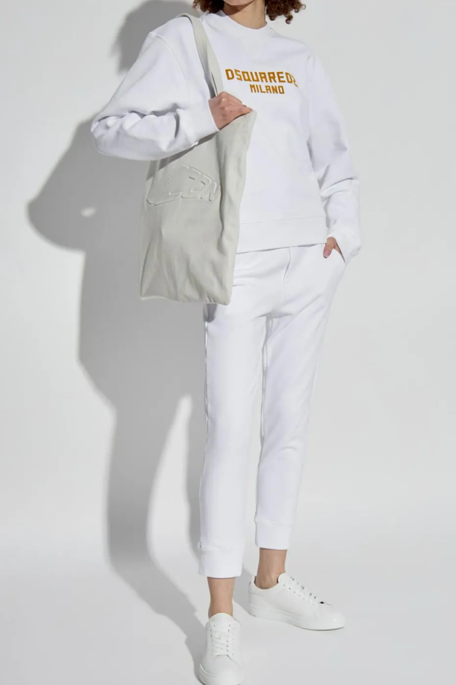 Dsquared2 WHITE Sweatshirt with logo
