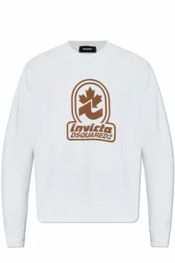 Dsquared2 WHITE Sweatshirt with print