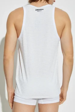 Dsquared2 WHITE Top from the 'Underwear' collection