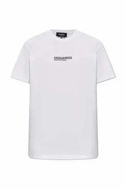 Dsquared2 WHITE T-shirt with printed logo