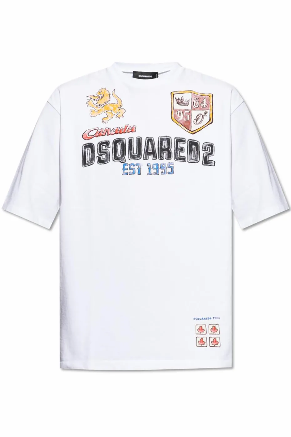 Dsquared2 WHITE T-shirt with logo