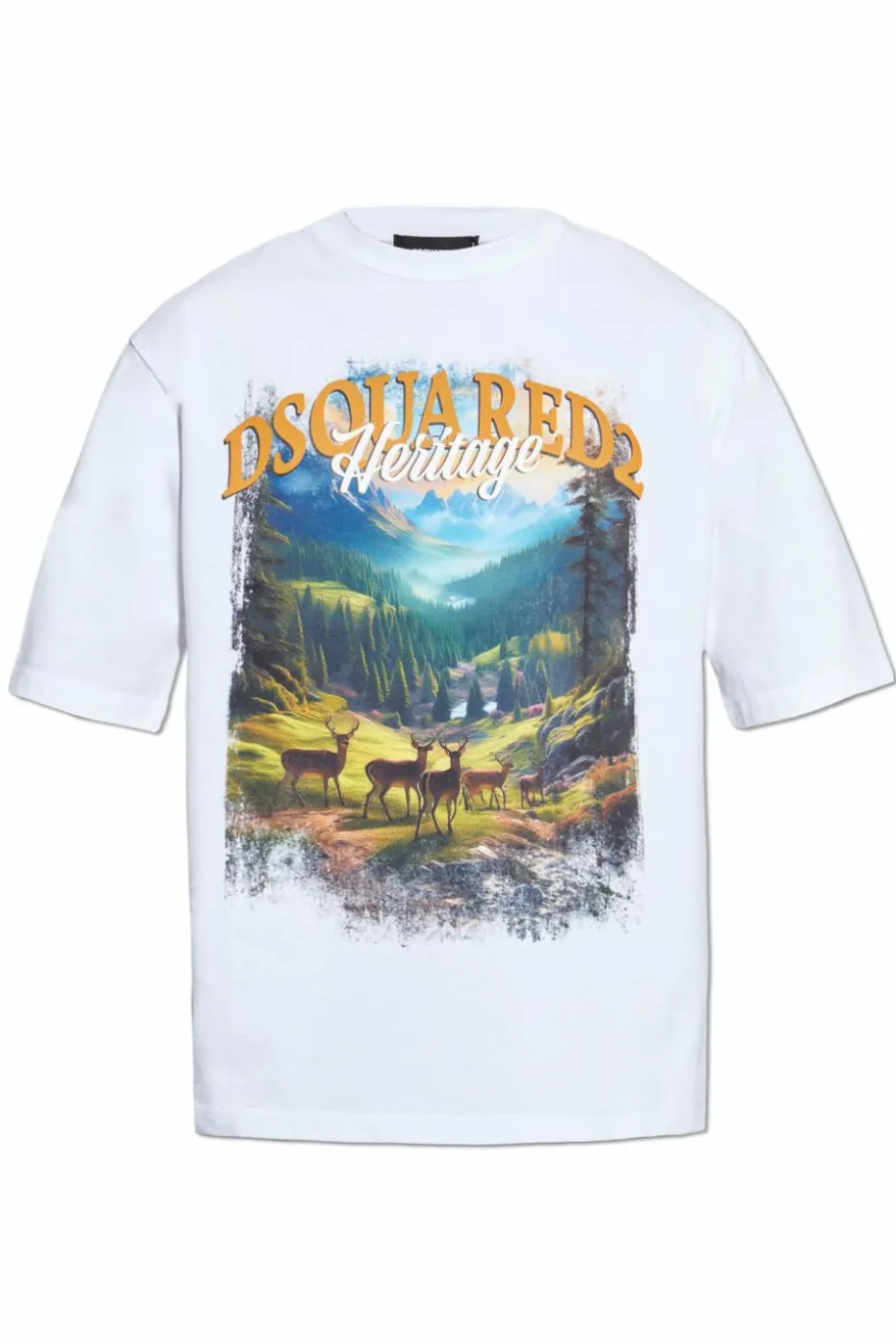 Dsquared2 WHITE T-shirt with print