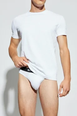 Dsquared2 WHITE Underwear set: t-shirt and briefs