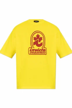 Dsquared2 YELLOW T-shirt capsule 'Invicta'