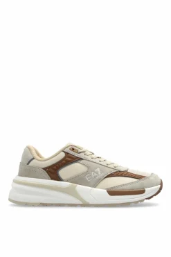 EA7 Emporio Armani beige Sports shoes with logo