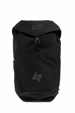 EA7 Emporio Armani BLACK Backpack with logo