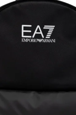 EA7 Emporio Armani BLACK Backpack with logo