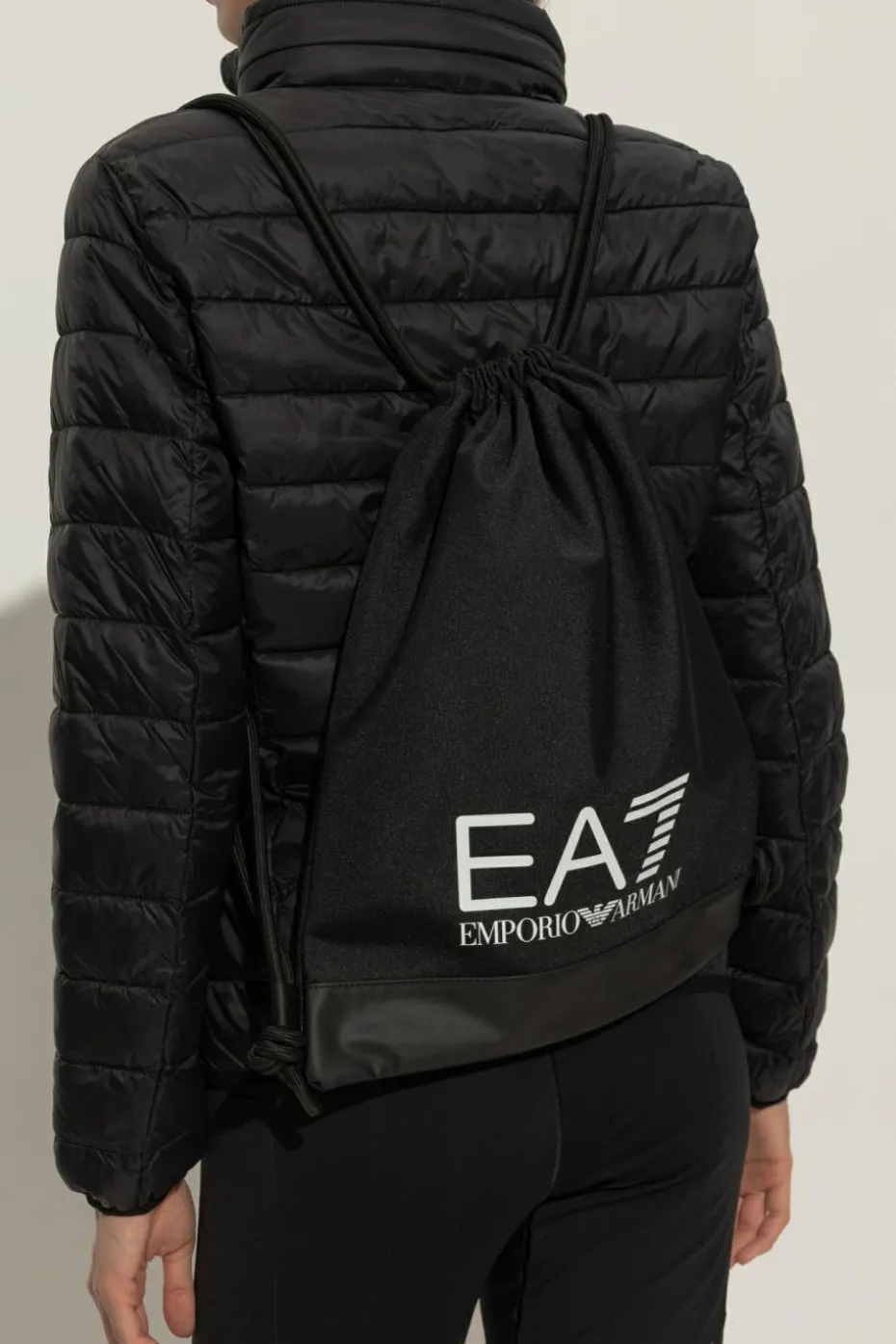 EA7 Emporio Armani BLACK Backpack with logo