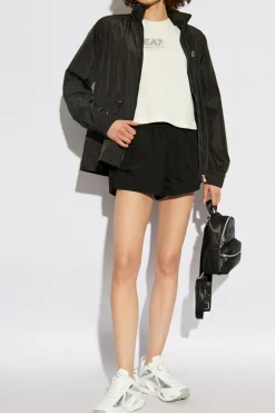 EA7 Emporio Armani BLACK Hooded jacket