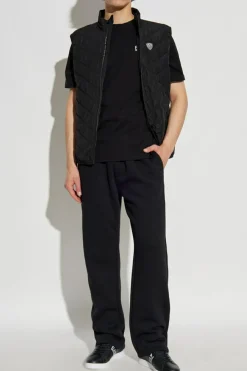 EA7 Emporio Armani BLACK Quilted vest